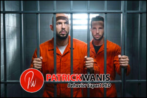 Andrew Tate and Tristan Tate in prison suits representing the psychological void exploited by online influencers